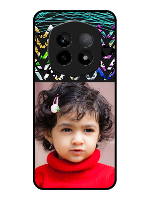 Custom Realme P2 Pro 5G Custom Metal Phone Case - Water Color Design With Bird Icons