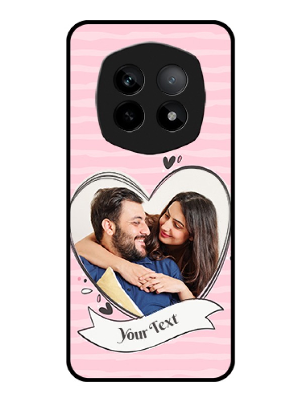 Custom Realme P2 Pro 5G Custom Metal Phone Case - You and Me Heart Design