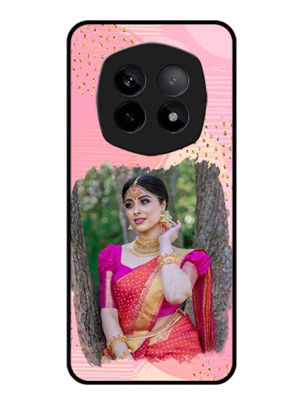 Custom Realme P2 Pro 5G Custom Metal Phone Case - Peach Color Love Design