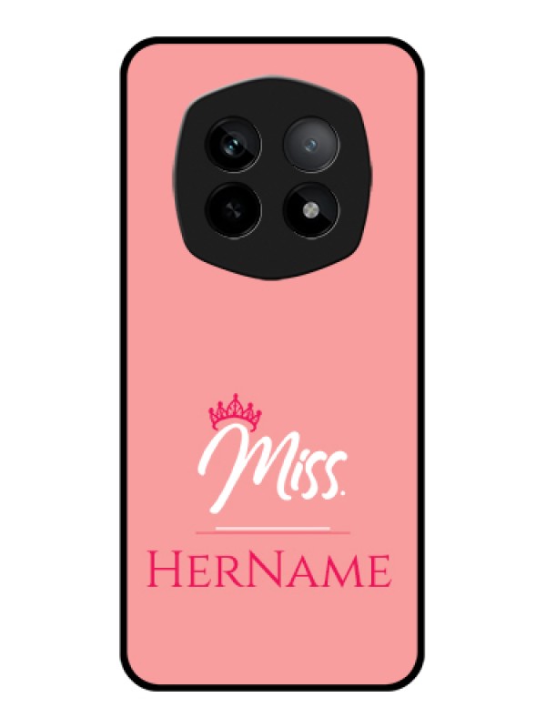 Custom Realme P2 Pro 5G Custom Metal Phone Case - I Love You Pink Design