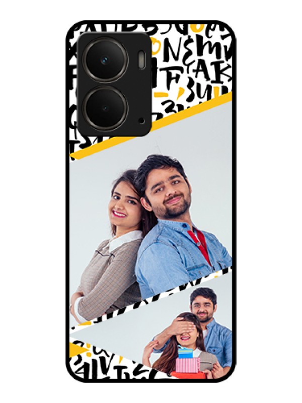 Custom Realme P3 5G Custom Metal Phone CaseLove Symbols Phone Cover Design