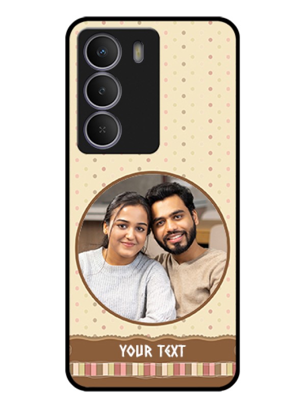 Custom Realme P3 Lite 5G Custom Metal Phone Case - Brown Dotted Mobile Case Design