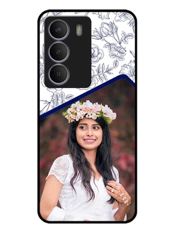 Custom Realme P3 Lite 5G Custom Metal Phone Case - Classy Floral Design