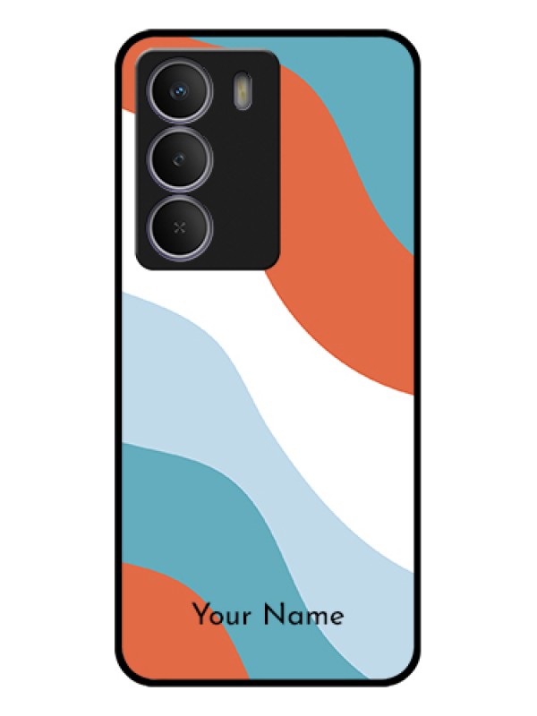 Custom Realme P3 Lite 5G Custom Metal Phone Case - Coloured Waves Design