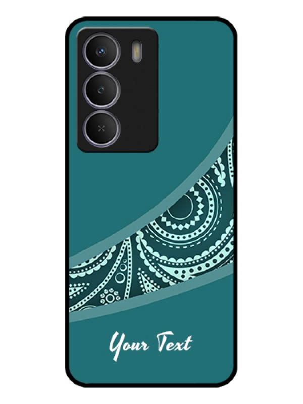 Custom Realme P3 Lite 5G Custom Metal Phone Case - Semi Visible Floral Design