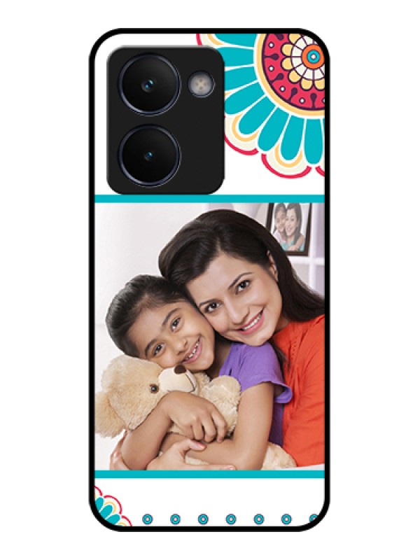 Custom Realme P3 Ultra 5G Custom Metal Phone Case - Semi Visible Floral Design