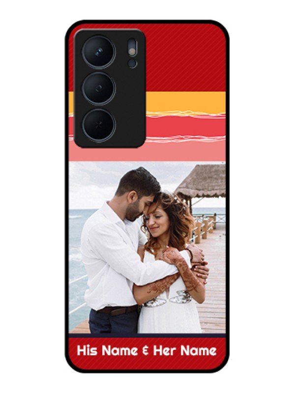 Custom Realme P3x 5G Custom Metal Phone CaseBlue Color Couple Design