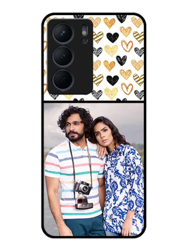 Custom Realme P3x 5G Custom Metal Phone CaseYellow Abstract Design