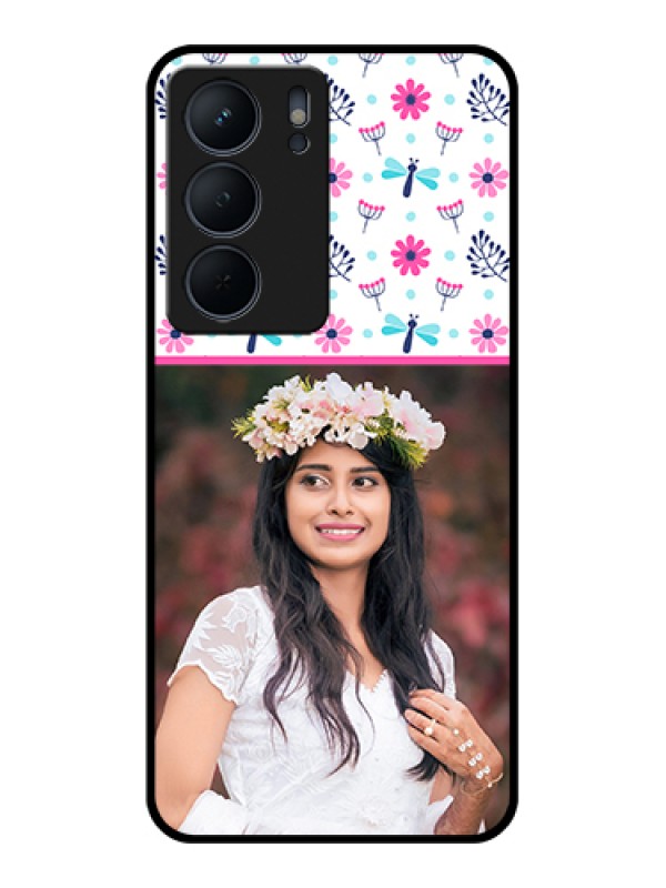 Custom Realme P3x 5G Custom Metal Phone CaseWatercolor Floral Design