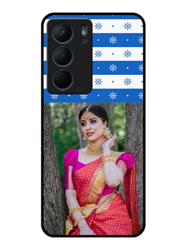 Custom Realme P3x 5G Custom Metal Phone CaseWith White Box Pattern