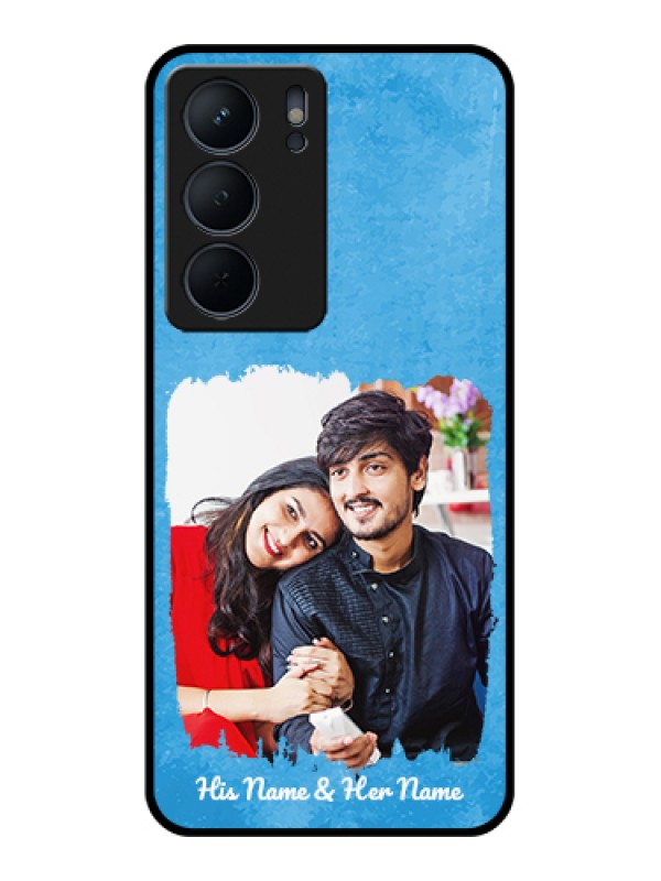 Custom Realme P3x 5G Custom Metal Phone Case - Blue Color Vintage Design