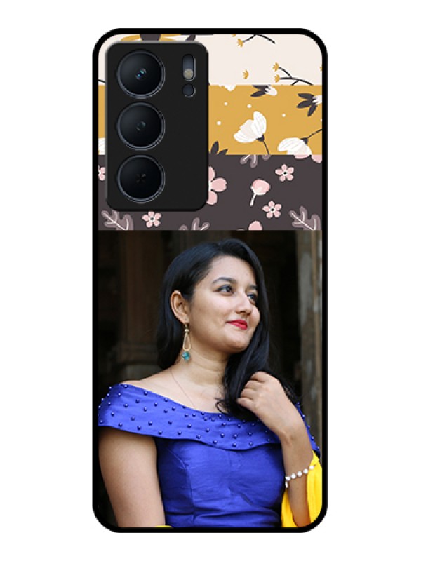 Custom Realme P3x 5G Custom Metal Phone Case - Stylish Floral Design