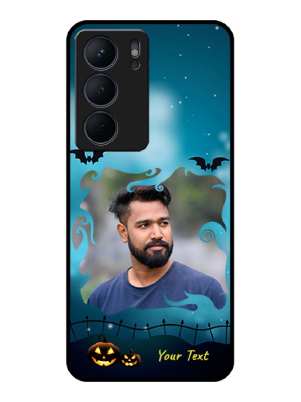 Custom Realme P3x 5G Custom Metal Phone Case - Halloween Frame Design