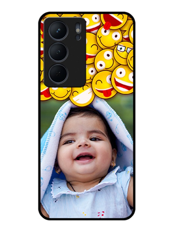 Custom Realme P3x 5G Custom Metal Phone Case - With Smiley Emoji Design