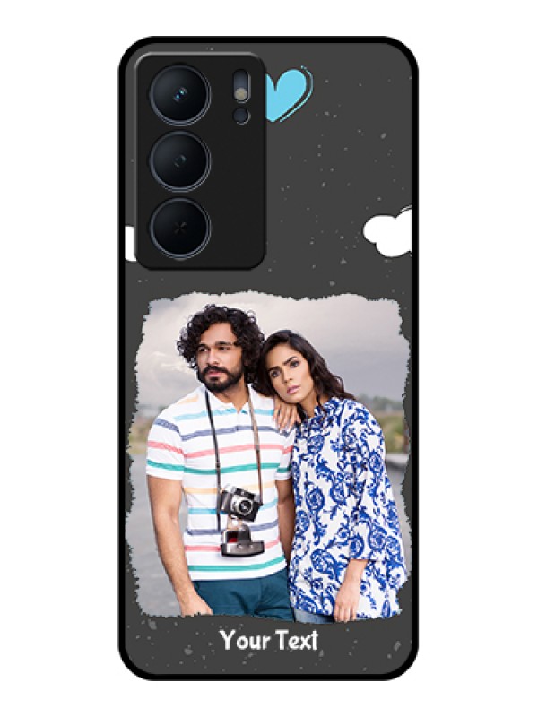 Custom Realme P3x 5G Custom Metal Phone Case - Splashes With Love Doodles Design