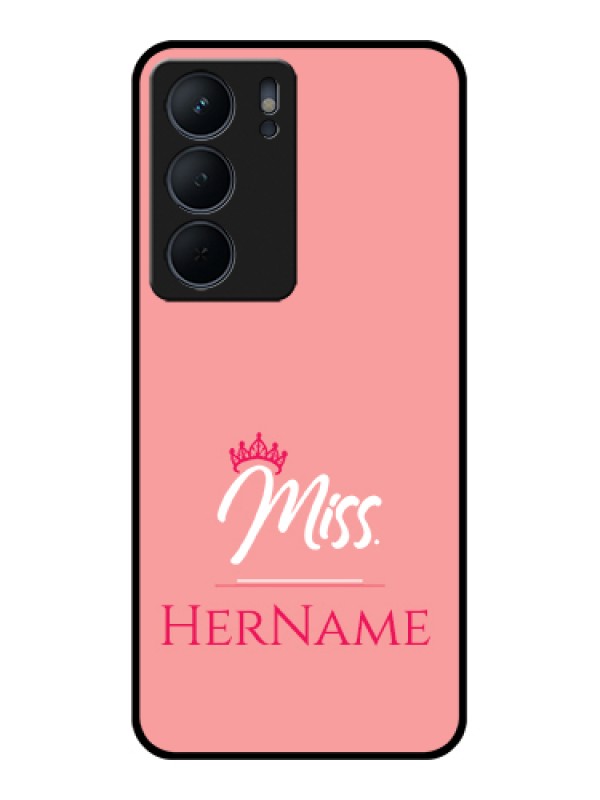 Custom Realme P3x 5G Custom Metal Phone Case - Mrs With Name Design