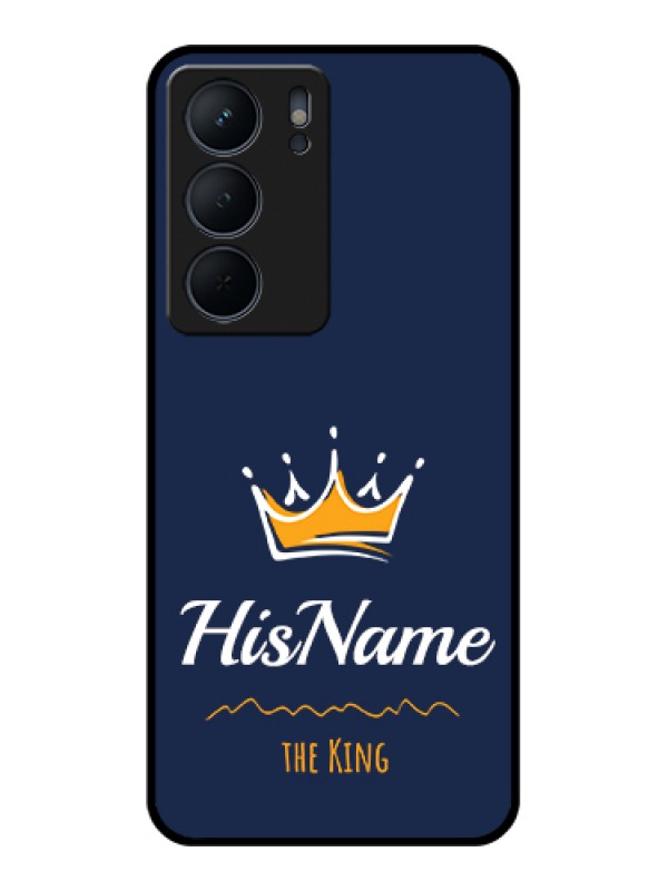 Custom Realme P3x 5G Custom Metal Phone Case - King With Name Design
