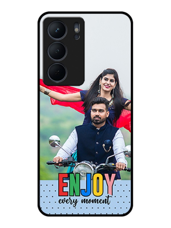 Custom Realme P3x 5G Custom Metal Phone CaseSimple Blue Case Design