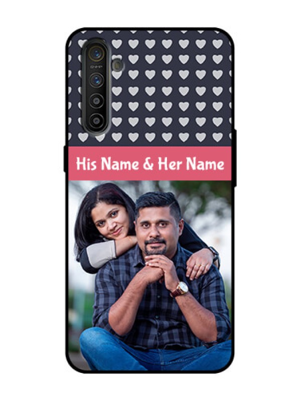 Custom Realme X2 Custom Metal Phone Case - Love Symbols Design