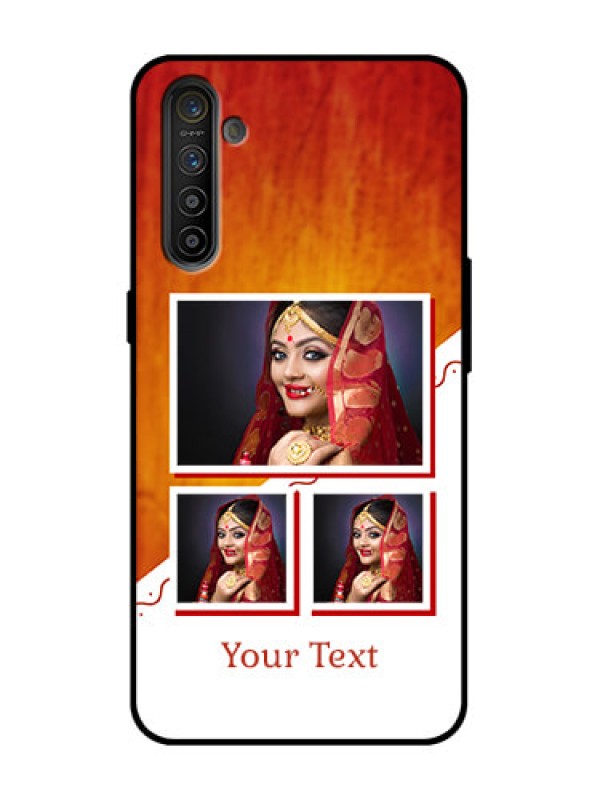 Custom Realme X2 Custom Metal Phone Case - Wedding Memories Design