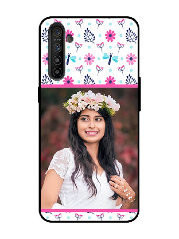 Custom Realme X2 Custom Metal Phone Case - Colorful Flower Design