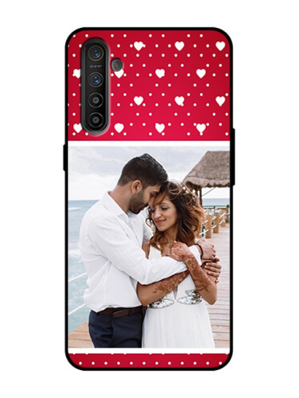 Custom Realme X2 Custom Metal Phone Case - Hearts Mobile Case Design