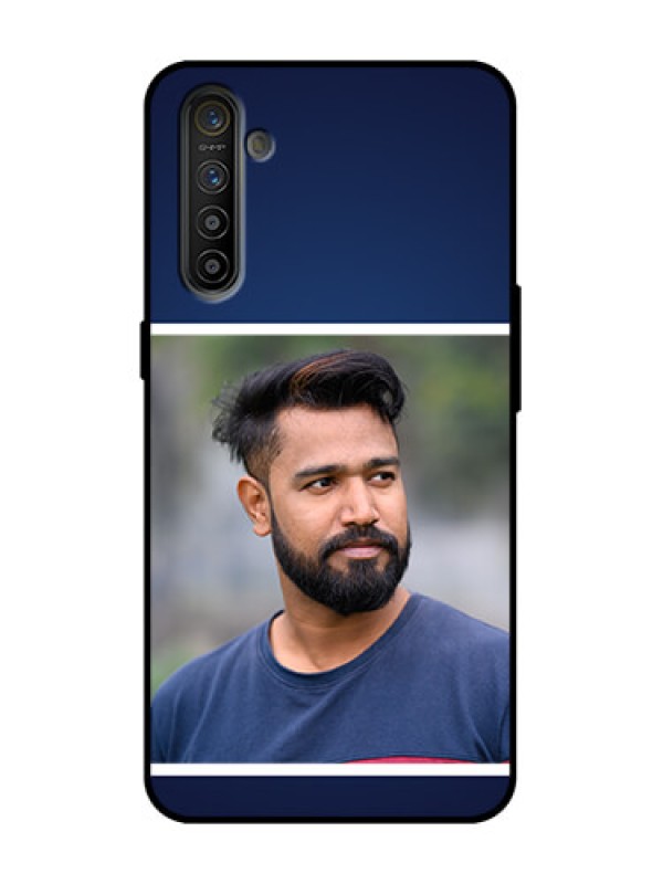 Custom Realme X2 Custom Metal Phone Case - Simple Royal Blue Design