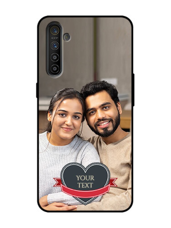 Custom Realme X2 Custom Metal Phone Case - Just Married Couple Design