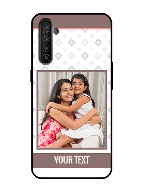 Custom Realme X2 Custom Metal Phone Case - Simple Diamond Design