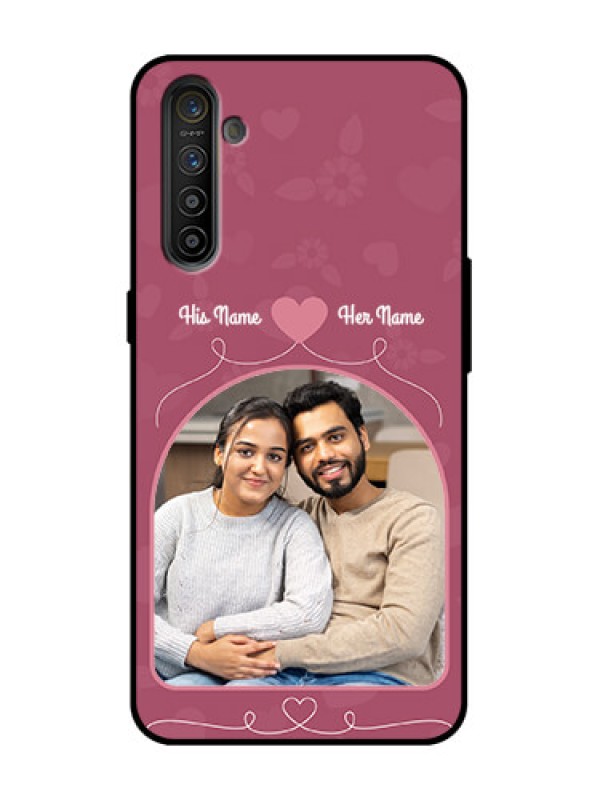 Custom Realme X2 Custom Metal Phone Case - Love Floral Design
