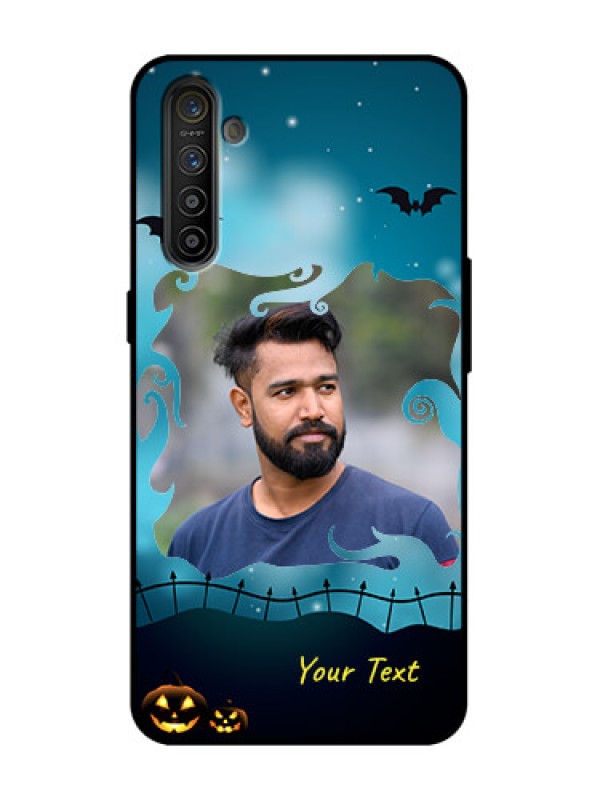 Custom Realme X2 Custom Metal Phone Case - Halloween Frame Design