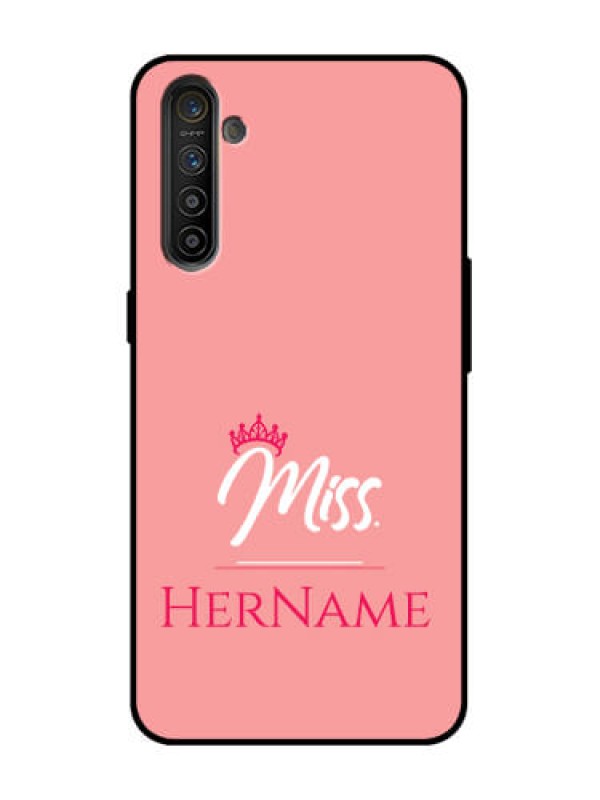 Custom Realme X2 Custom Metal Phone Case - Mrs With Name Design