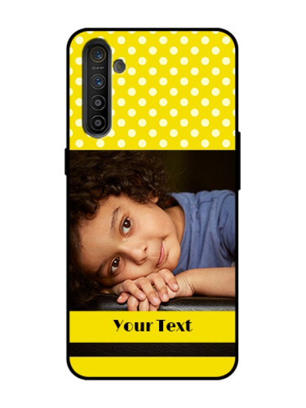 Custom Realme XT Custom Metal Phone Case - Bright Yellow Case Design