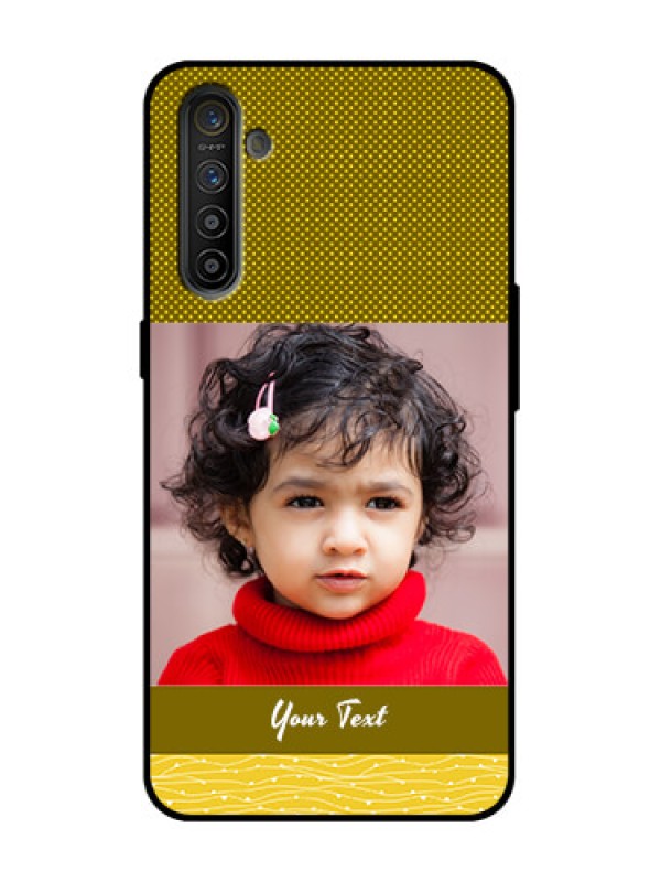 Custom Realme XT Custom Metal Phone Case - Simple Green Color Design