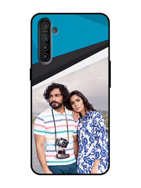 Custom Realme XT Custom Metal Phone Case - Simple Pattern Photo Upload Design