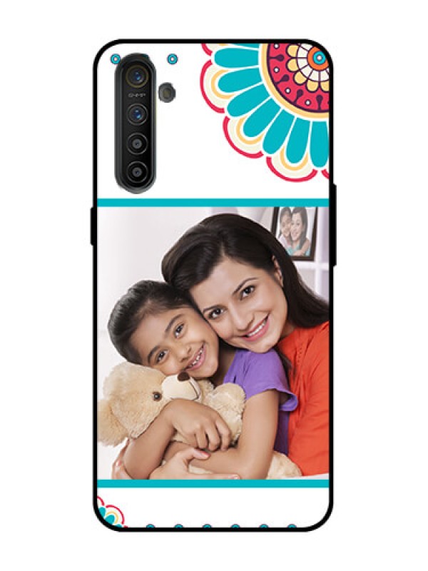 Custom Realme XT Custom Metal Phone Case - Flower Design