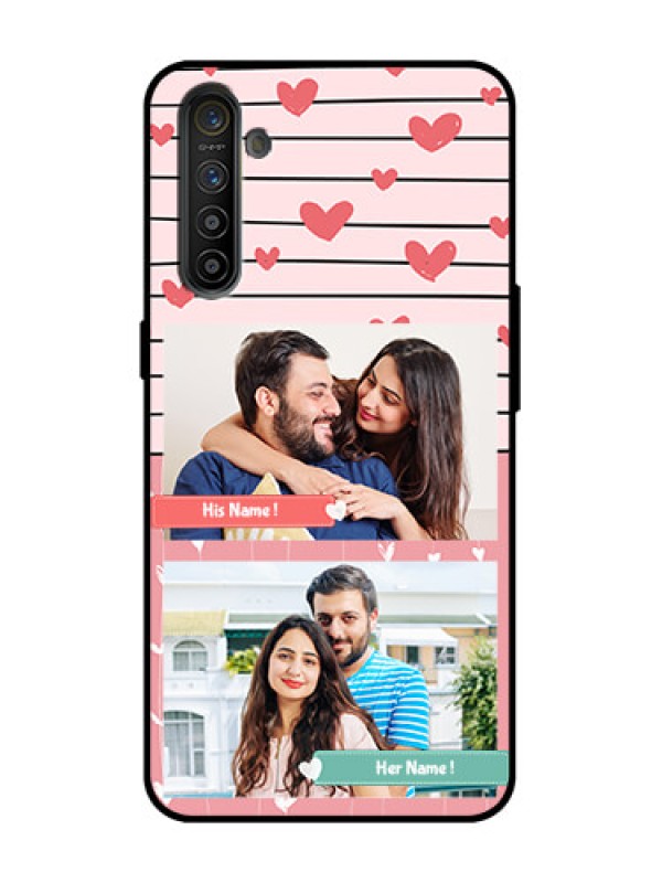 Custom Realme XT Custom Metal Phone Case - Photo With Heart Design