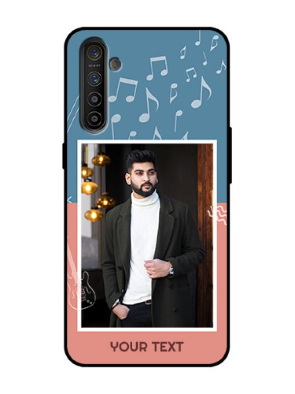 Custom Realme XT Custom Metal Phone Case - With Color Musical Note Design