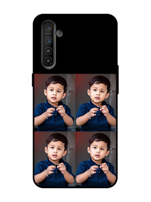 Custom Realme XT Custom Metal Phone Case - 4 Image Holder Design