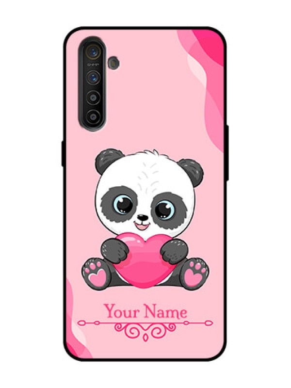 Custom Realme XT Custom Metal Phone Case - Cute Panda Design