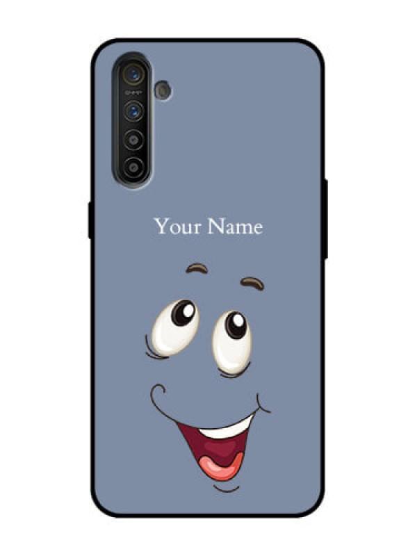 Custom Realme XT Custom Metal Phone Case - Laughing Cartoon Face Design