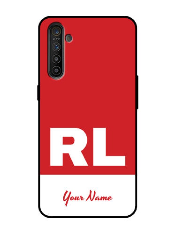 Custom Realme XT Custom Metal Phone Case - Dual Tone Custom Text Design