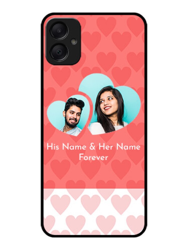 Custom Galaxy A05 Custom Metal Phone CaseCouple Pic Upload Design