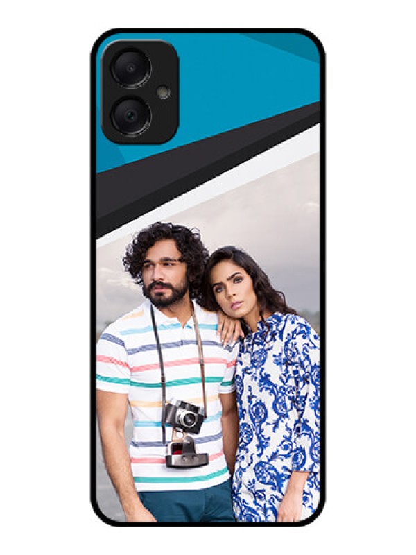 Custom Galaxy A05 Custom Metal Phone CaseSimple Pattern Photo Upload Design