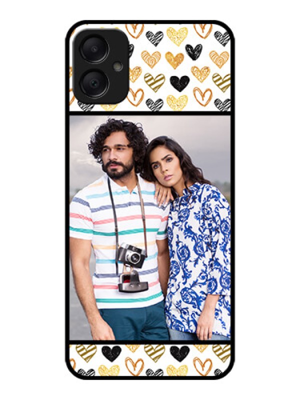 Custom Galaxy A05 Custom Metal Phone CaseLove Symbol Design