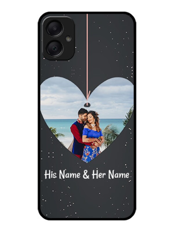 Custom Galaxy A05 Custom Metal Phone CaseHanging Heart Design