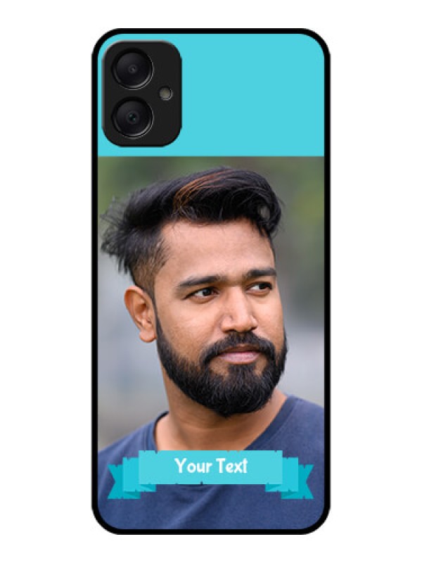 Custom Galaxy A05 Custom Metal Phone CaseBlue Color Design