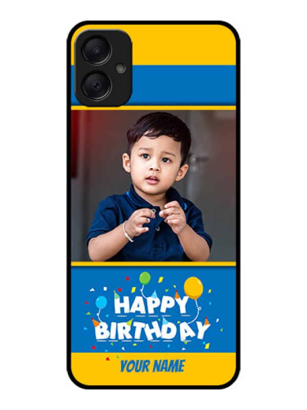 Custom Galaxy A05 Custom Metal Phone CaseBirthday Wishes Design