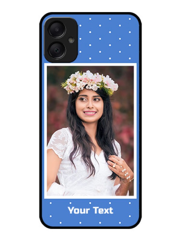 Custom Galaxy A05 Custom Metal Phone CasePolka Dots Design