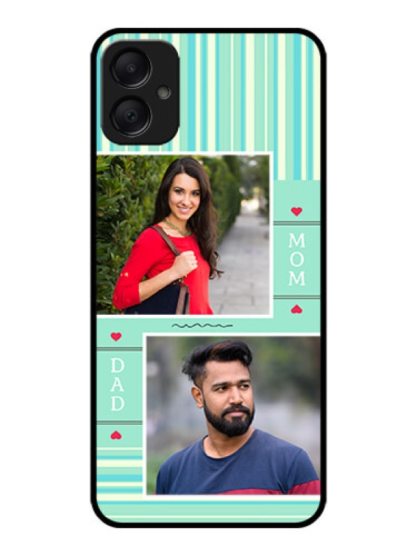Custom Galaxy A05 Custom Metal Phone CaseMom and Dad Pic Design